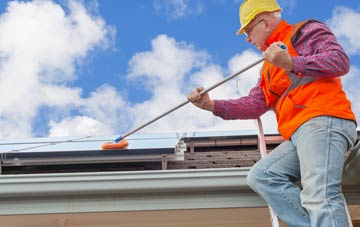 Poyntington soft wash roof cleaning